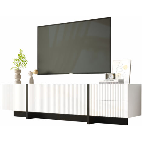 Meuble TV 190 Cm Avec 3 Portes Et 2 Tiroirs