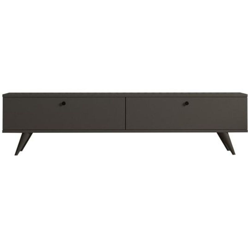 Meuble TV 2 portes 160x25x35 cm anthracite Meuble TV 2 portes 160x25x35 cm anthracite