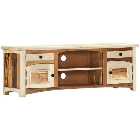 Meuble TV 2 portes en bois L160cm Drawer - SVEG