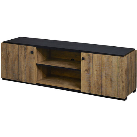 Meuble TV 2 portes coloris denver oak Stone