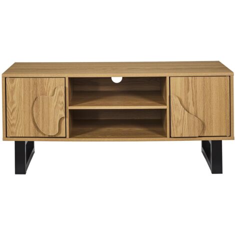 Meuble TV 2 portes et 2 niches CALYPSO