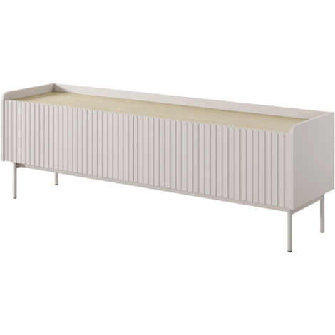Meuble TV : 2 portes, meuble : Cachemire, 153 × 50.2 × 38cm