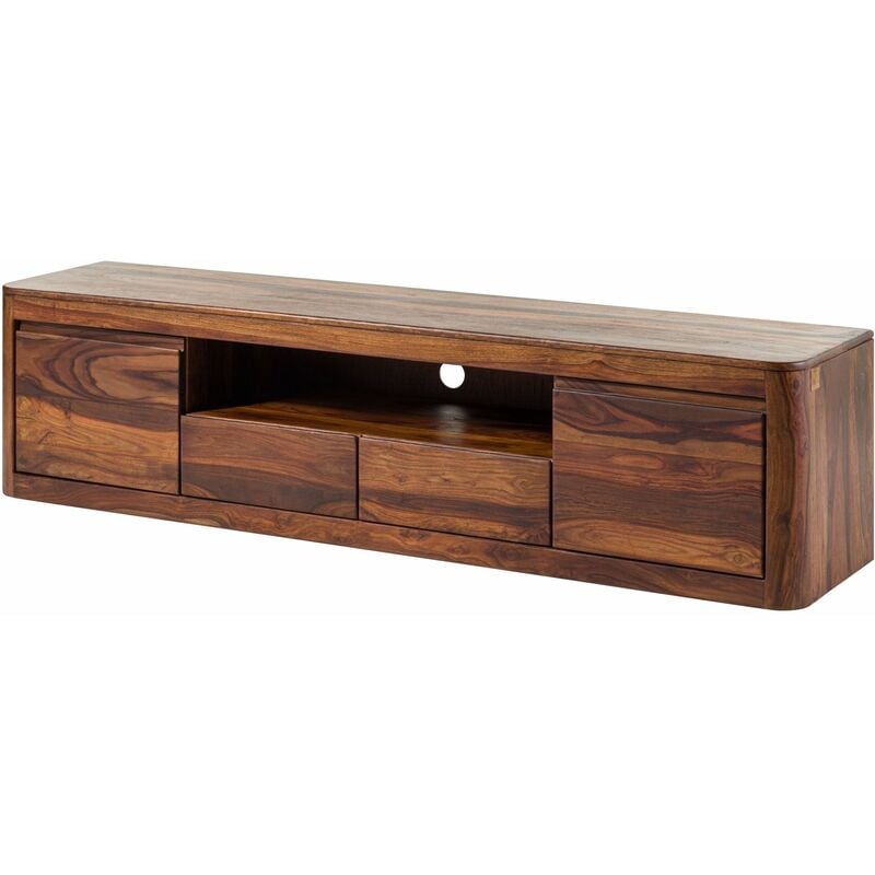 Meuble tv 200x45 Palissandre ciré Noisette toronto 251