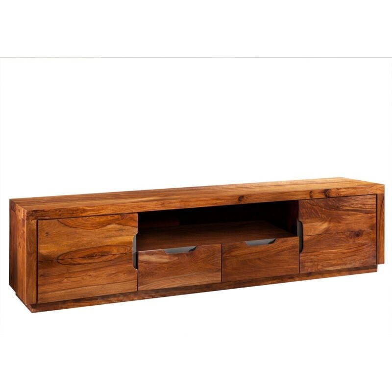 Meuble tv 200x45 Palissandre laqué Noisette duke 123