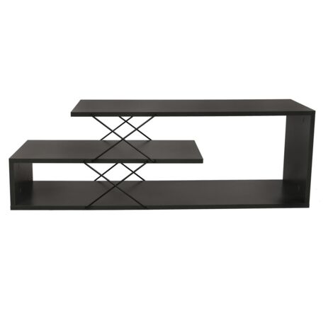 Meuble TV 3 niveaux design industriel MATHIS
