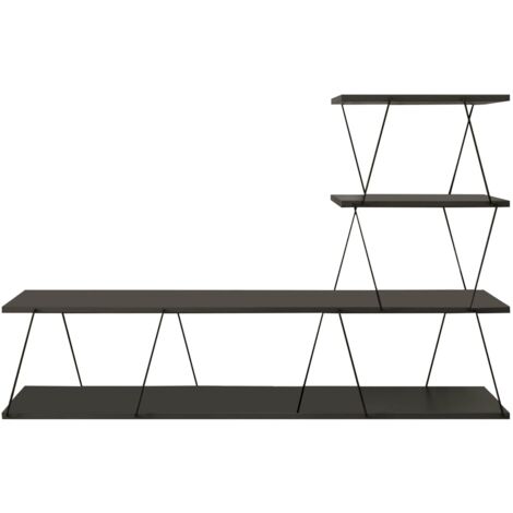 Meuble TV 3 niveaux design minimaliste VICTOR