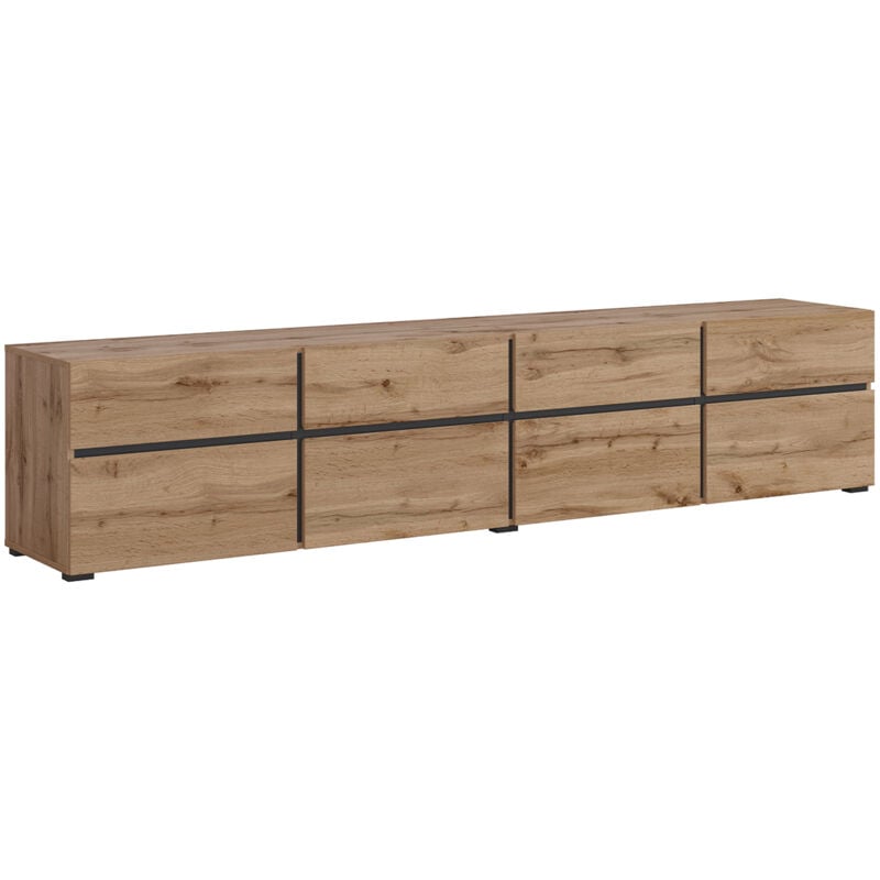 Petits-meubles - Meuble tv 4 portes 225 cm Lilia Bois