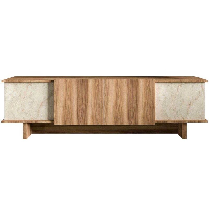 Meuble tv 4 portes en aggloméré Diana