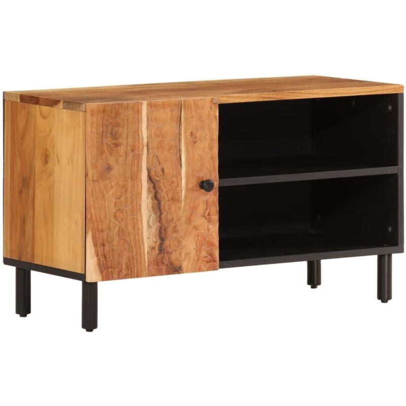 Vidaxl - Meuble tv 80x33x46 cm bois d'acacia massif