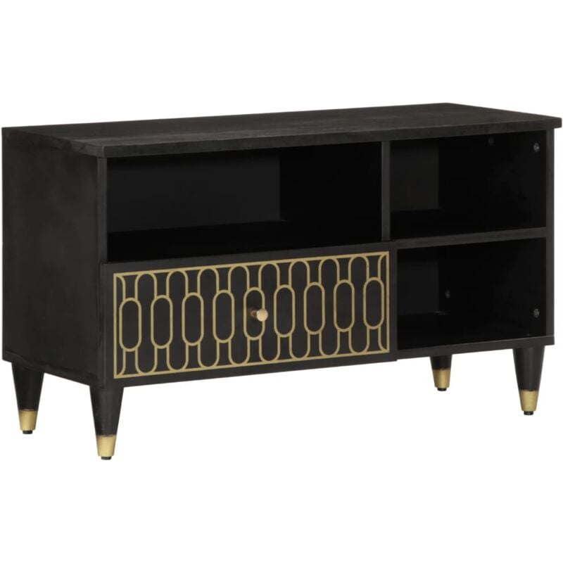 Vidaxl - Meuble tv 80x33x46 cm bois massif de manguier