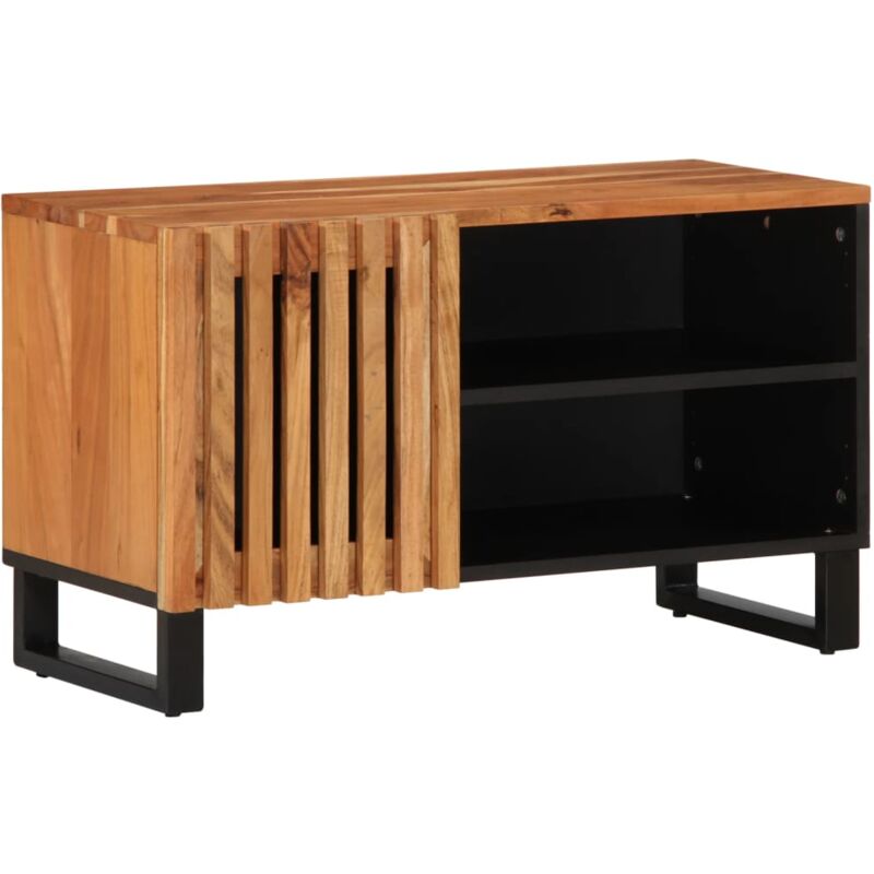 Vidaxl - Meuble tv 80x34x46 cm bois d'acacia massif