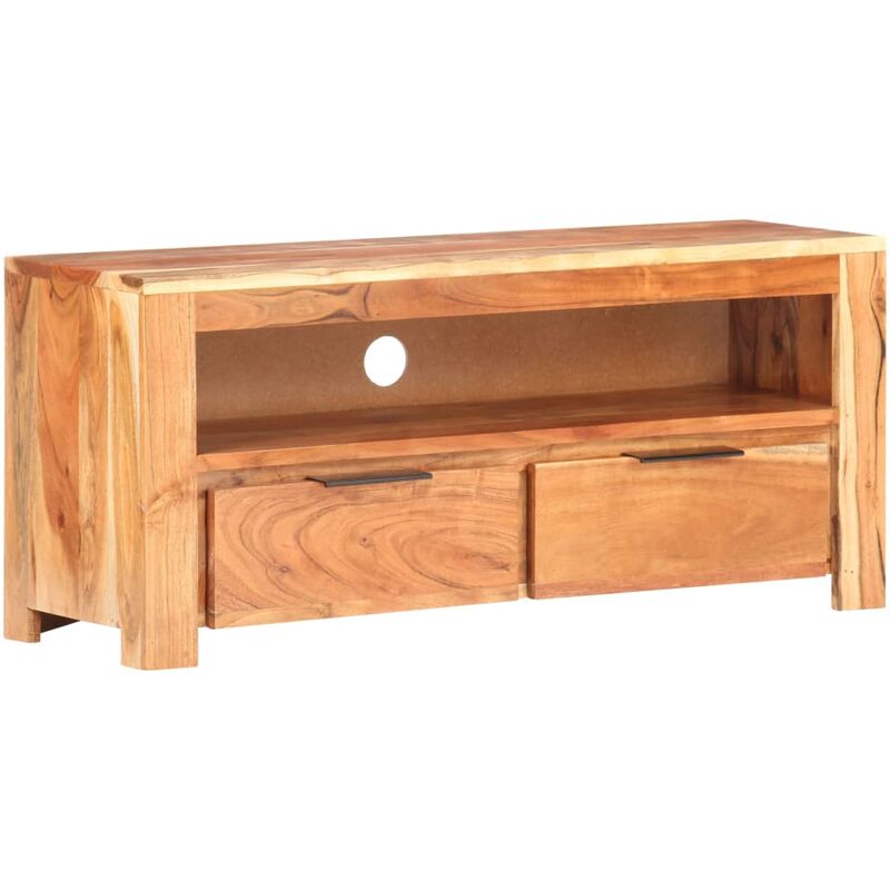 Vidaxl - Meuble TV 90x30x40 cm Bois d'Acacia Massif