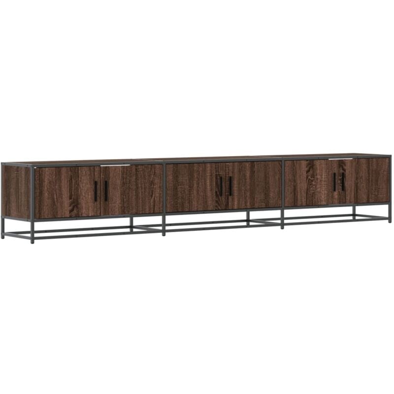 Vidaxl - Meuble tv chêne marron 240x35x41 cm bois d'ingénierie