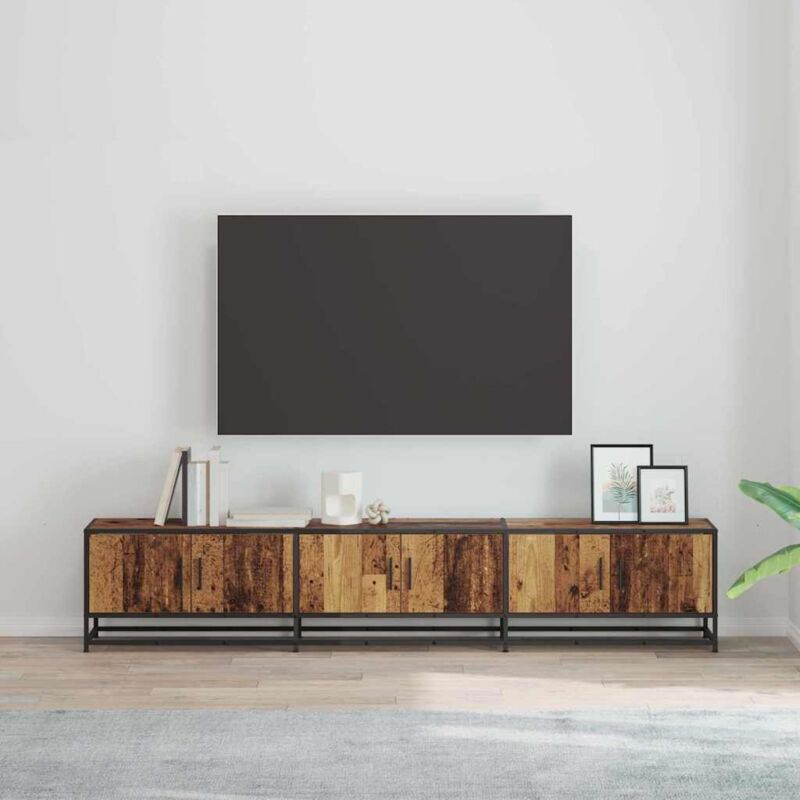 Vidaxl - Meuble tv Bois ancien 210 x 35 x 41 cm Bois d'ingénierie