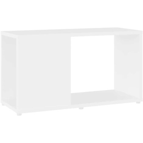 Meuble TV - Armoire de TV  Banc TV  pour Salon Blanc 60x24x32 cm Aggloméré -FR83337