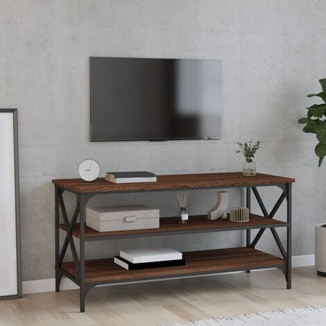 Meuble TV - Armoire de TV  Banc TV  pour Salon Chêne marron 100x40x50 cm Bois d'ingénierie -FR71469