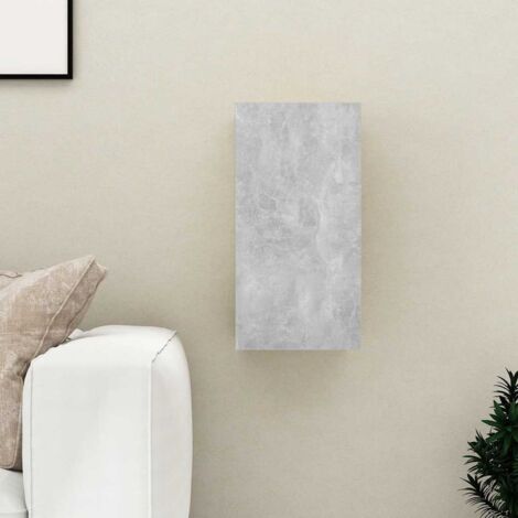 Meuble TV - Armoire de TV  Banc TV  pour Salon Gris béton 30,5x30x60 cm Aggloméré -FR23726