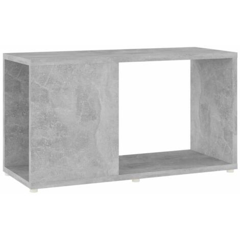 Meuble TV - Armoire de TV  Banc TV  pour Salon Gris béton 60x24x32 cm Aggloméré -FR95338