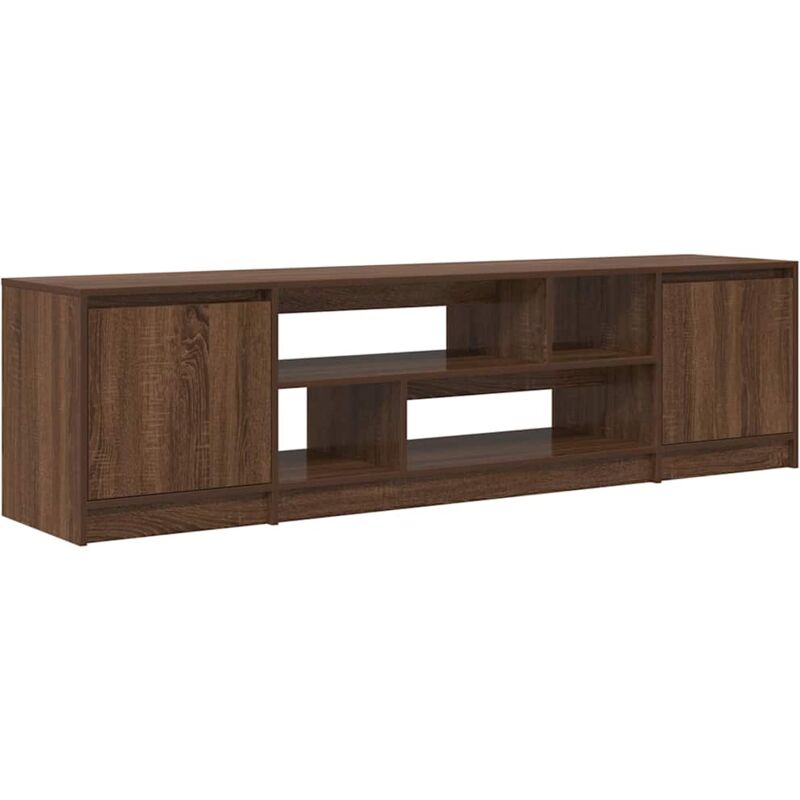 Vidaxl - Meuble tv chêne marron 188,5x41x50 cm bois d'ingénierie