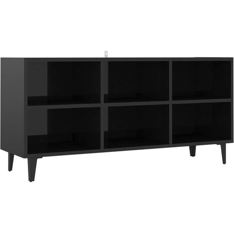 vidaXL Meuble TV avec Pieds en Métal Multi Couleurs /Dimensions Armoire Basse