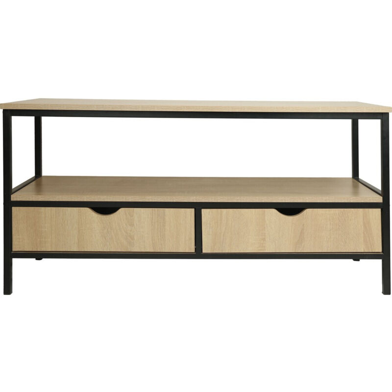 PALOZI SOFA Meuble Tv Avec Tiroir Style Industriel ""detroit"" - 113 X 40 X 55 Cm - B