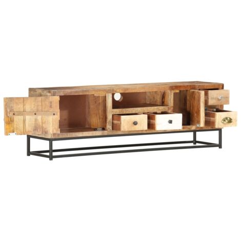Meuble TV  Banc TV  Armoire TV 120 x 30 x 40 cm Bois de récupération massif