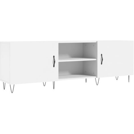 Meuble TV  Banc TV  Armoire TV blanc 150x30x50 cm bois d'ingénierie