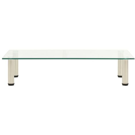 Meuble TV  Banc TV  Armoire TV Transparent 80x35x17 cm Verre trempé
