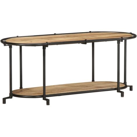 Meuble TV-Banc TV-Meuble Télé 100x42x40 cm bois massif de manguier brut 924047