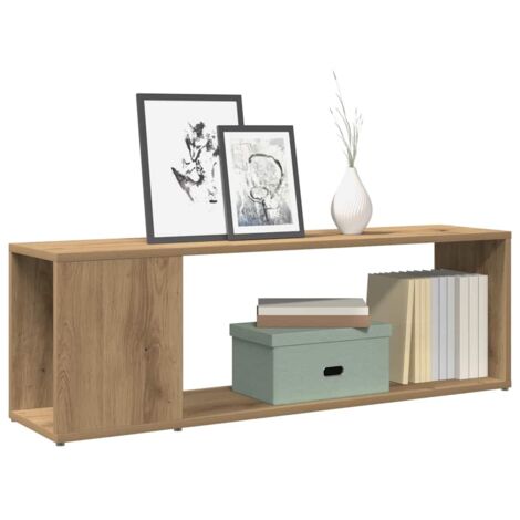 Meuble TV-Banc TV-Meuble Télé chêne artisanal 100x24x32 cm bois d'ingénierie 903900