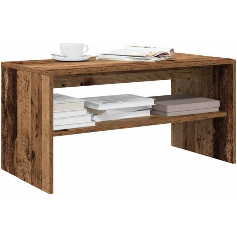 Meuble TV-Banc TV-Meuble Télé vieux bois 80x40x40 cm bois d'ingénierie 419171