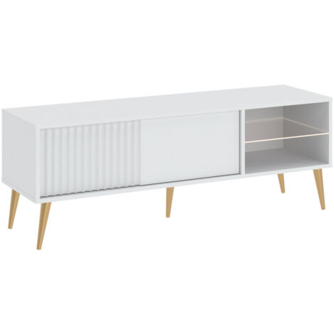 Meuble TV Barcelona - 135 cm Blanc