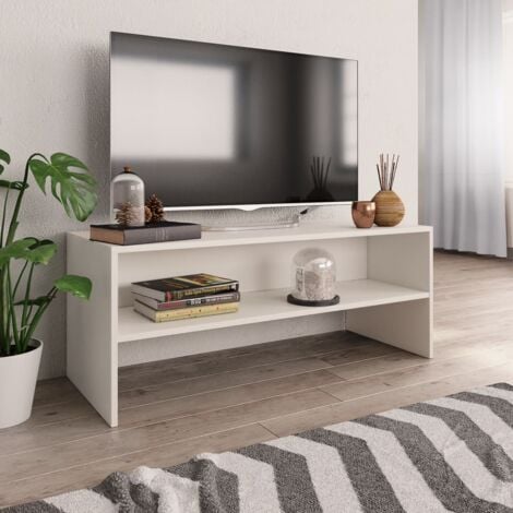 Petit meuble TV KASHMIR - Blanc