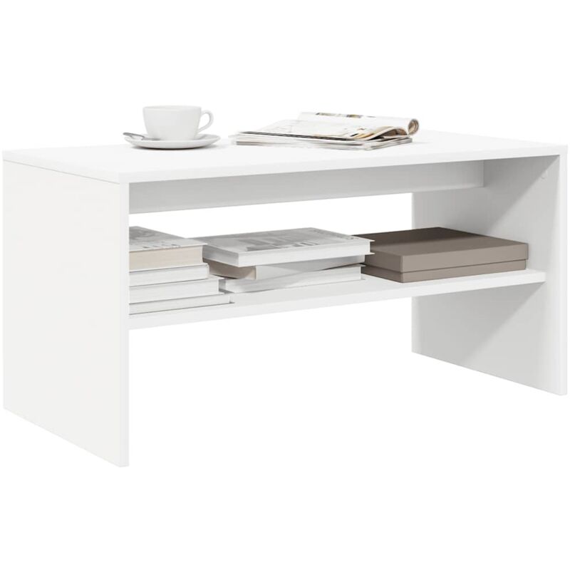 Vidaxl - Meuble tv Blanc 80 x 40 x 40 cm Aggloméré