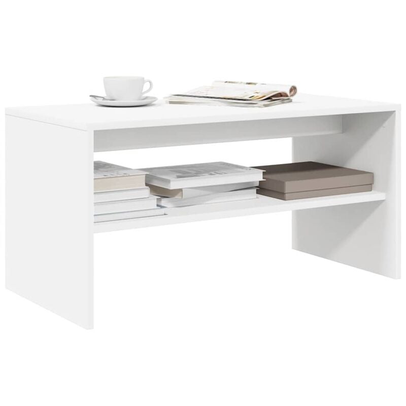 Vidaxl - Meuble tv blanc 60x40x40 cm bois d'ingénierie