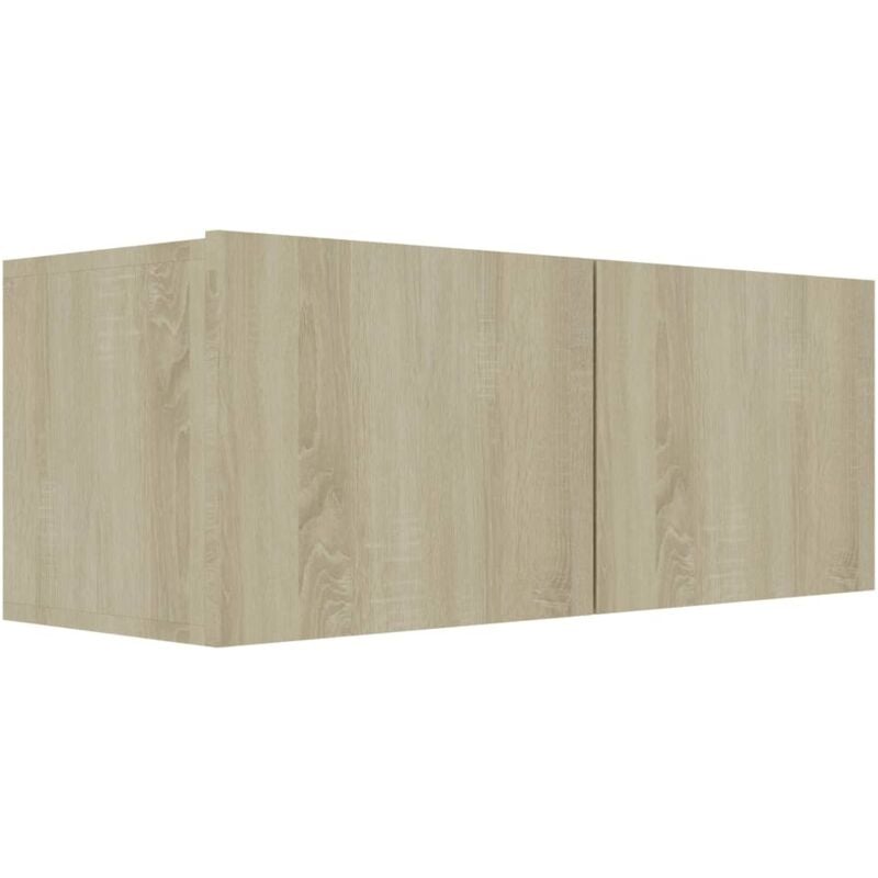 Vidaxl - Meuble tv Chêne sonoma 80x30x30 cm Bois d'ingénierie