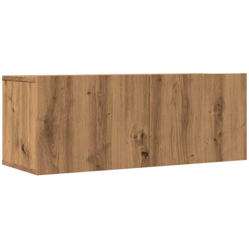 Vidaxl - Meubles tv muraux 2 pcs chêne artisanal 80x30x30 cm