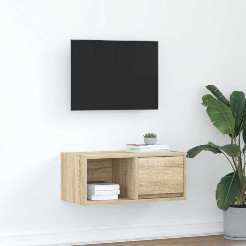 Vidaxl - Meuble tv chêne sonoma 60x31x25,5 cm bois d'ingénierie