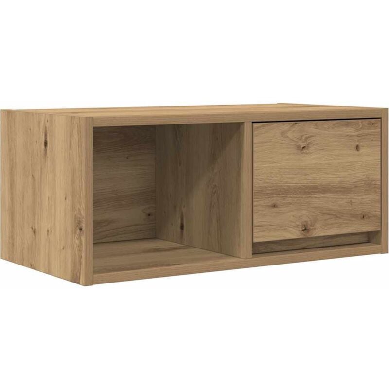 Vidaxl - Meuble tv chêne artisanal 60x31x25,5 cm bois d'ingénierie