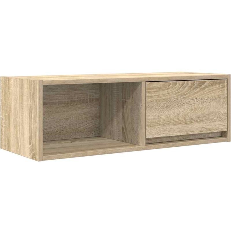 Vidaxl - Meuble tv chêne sonoma 80x31x25,5 cm bois d'ingénierie