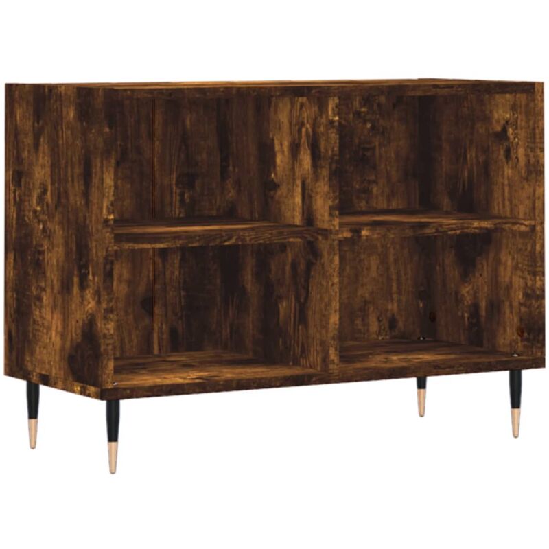 Vidaxl - Meuble tv chêne fumé 69,5x30x50 cm bois d'ingénierie