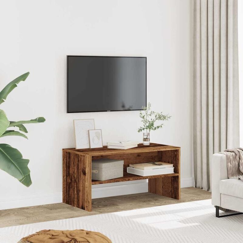 Vidaxl - Meuble tv vieux bois 80x40x40 cm bois d'ingénierie