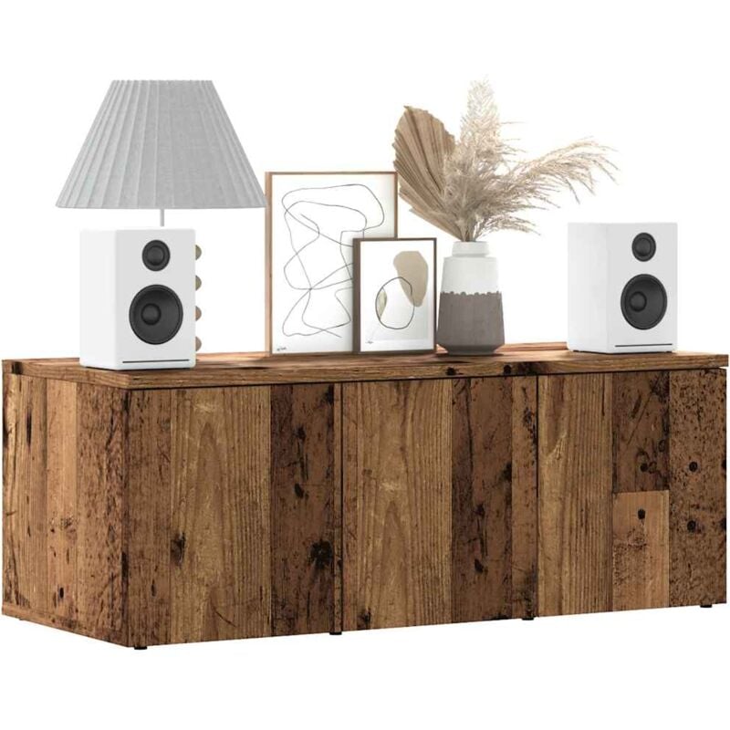 Vidaxl - Meuble tv vieux bois 80x34x30 cm bois d'ingénierie