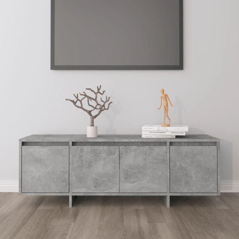 Vidaxl - Meuble tv Gris béton 120x30x40,5 cm Aggloméré