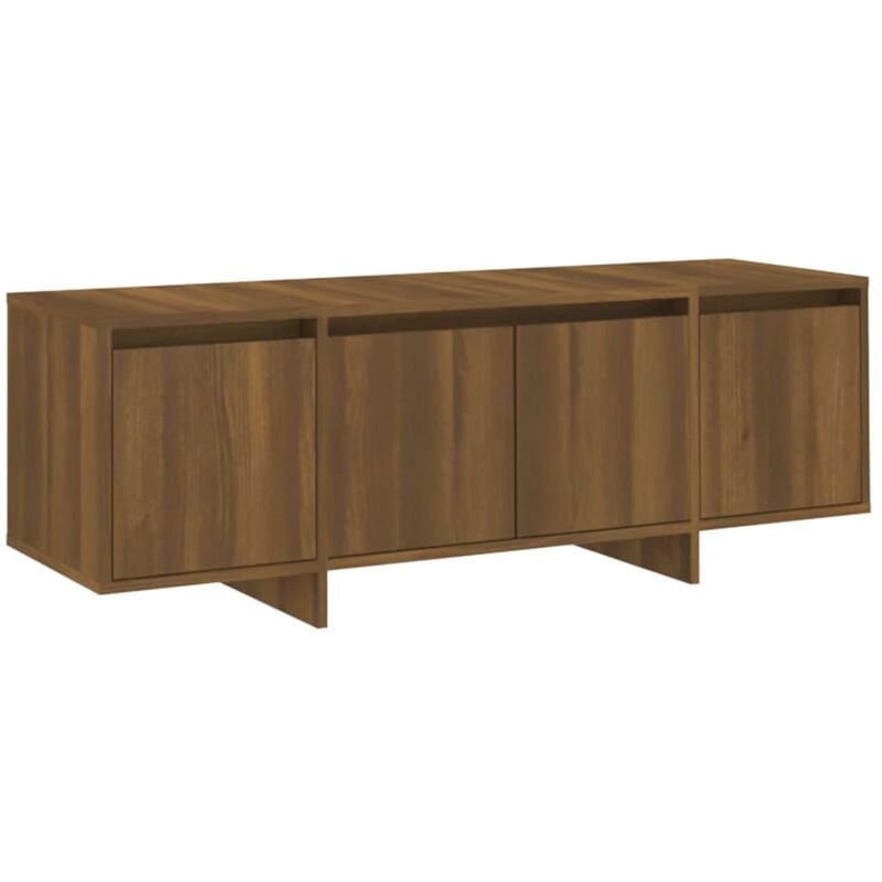 Vidaxl - Meuble tv Chêne marron 120x30x40,5 cm Bois d'ingénierie