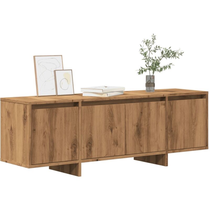 Vidaxl - Meuble tv chêne artisanal 120x30x40,5 cm bois d'ingénierie