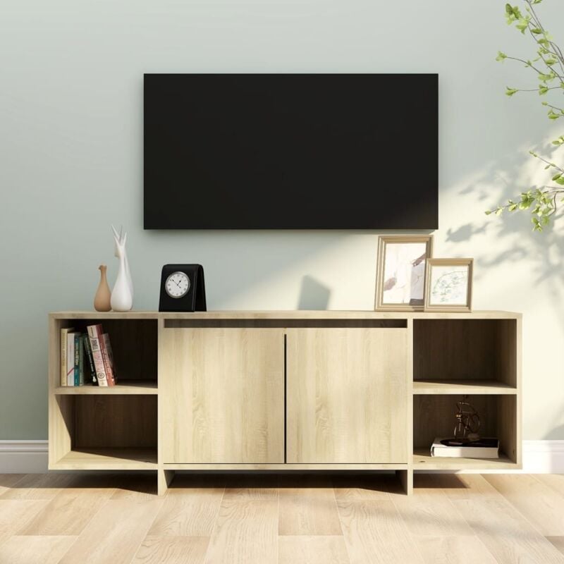Vidaxl - Meuble tv chêne sonoma 130x35x50 cm bois d'ingénierie