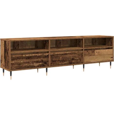 Meuble TV Bois ancien 150 x 30 x 44.5 cm Bois d'ingénierie vidaXL