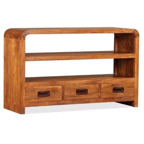 Meuble TV Bois d'acacia solide 90 x 30 x 55 cm vidaXL