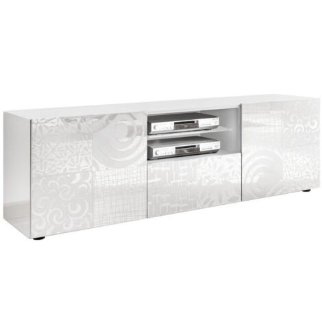 Meuble TV BREZ blanc